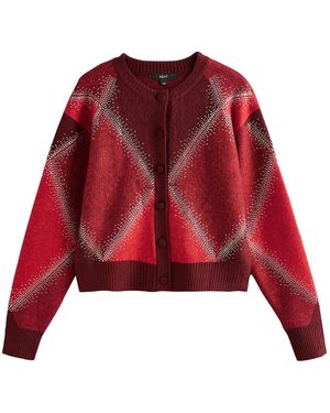Next Strickjacke - Rot