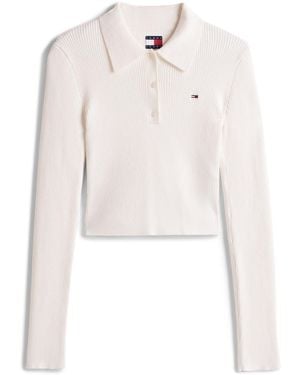 Tommy Hilfiger Pullover Essential - Weiß