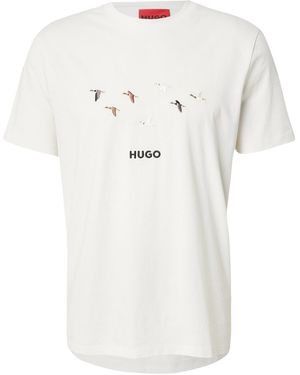 HUGO T-Shirt Dugolini - Weiß