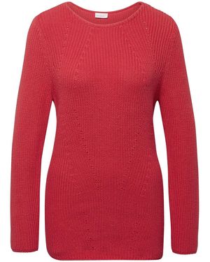 Goldner Pullover - Rot