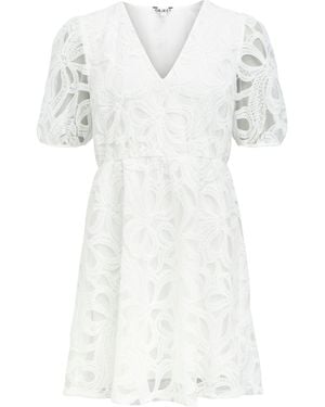 Object Kleid Rose - Weiß