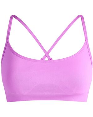Fabletics Bh Sleek Seamless Strappy Low Impact Bra - Pink