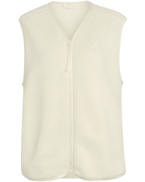 adidas Sportweste City Tech High Pile Fleece - Natur