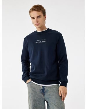 Koton Sweatshirt - Blau
