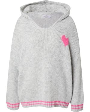 Zwillingsherz Pullover 'Herz' - Grau