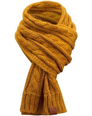 Manufaktur13 Oversizeschal Rough Knit - Gelb