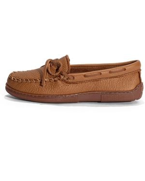 Minnetonka Mokassin Moosehide Classic - Braun