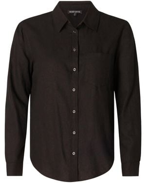 Base Level Curvy Bluse - Schwarz