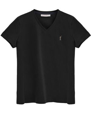 POLO CLUB Shirt - Schwarz