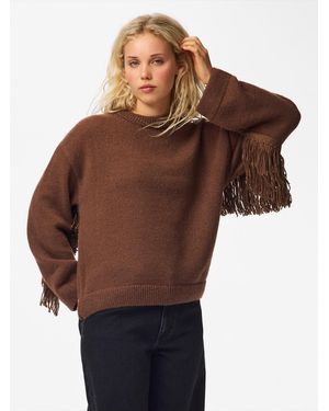 Pieces Pullover Iva - Braun