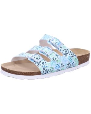 Rohde Pantolette Pantolette Damen 5620 52 Kunststoff (Synthetik) - Blau