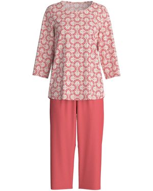 CALIDA Pyjama Cotton Special - Rot
