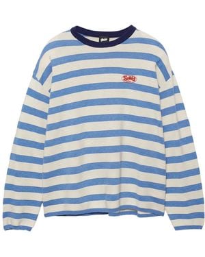 Pull&Bear Pullover Stwd - Blau