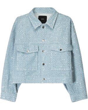 Bershka Jacke - Blau
