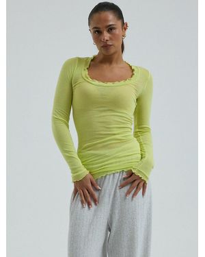 Seamless Basic Top Cotton - Grün
