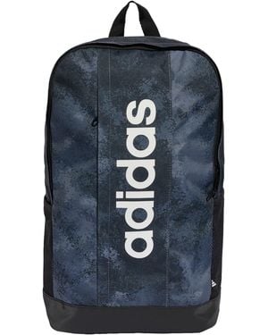 adidas Rucksack Linear Camo Graphic - Blau
