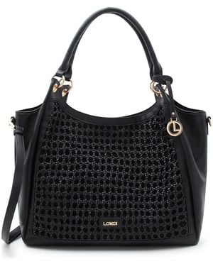 L. CREDI Shopper Roxana - Schwarz
