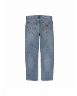 Carhartt Jeans Marlow Pant Worn Bleached - Blau