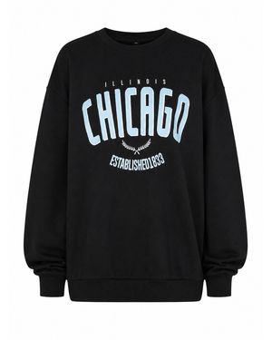 Worldclassca Oversizepullover Chicago - Schwarz
