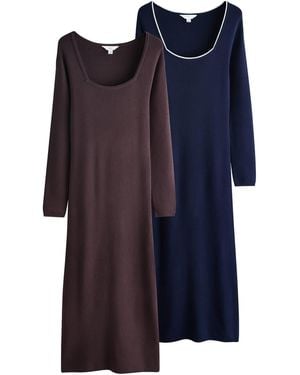 The Set Kleid - Blau