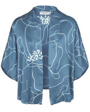 Haris Cotton Bolero - Blau