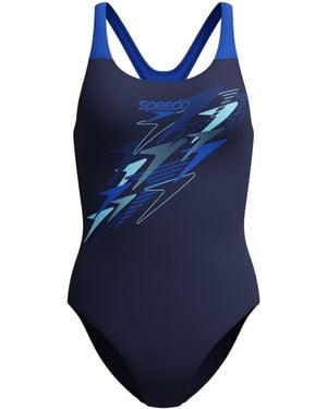 Speedo Sportbadeanzug - Blau
