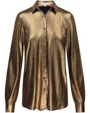 Moda Minx Strandbluse Shimmering Lights - Braun