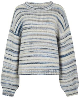 Apricot Multicoloured Stripe Soft Jumper - Grau