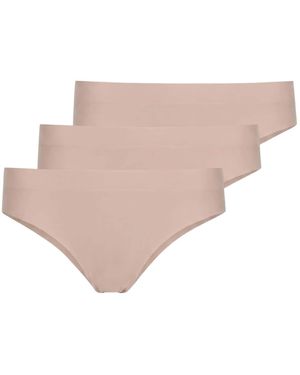 Snocks Microfiber Seamless Hipster - Natur