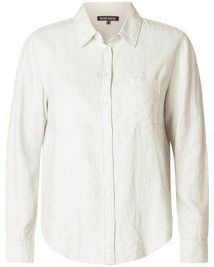 Base Level Curvy Bluse - Weiß
