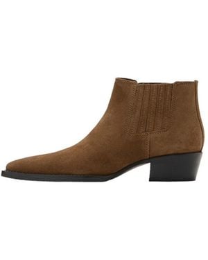 Mango Chelsea Boots Chela - Weiß