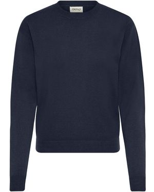 Oxmo Strickpullover Oxiscanny Ls - Blau