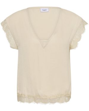 Saint Tropez Bluse Pigaosz - Weiß