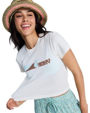 Roxy T-Shirt Beach Love - Weiß