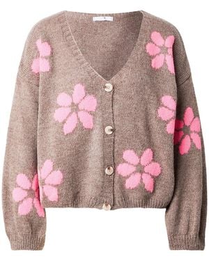 Hailys Strickjacke Fl44Ower - Pink