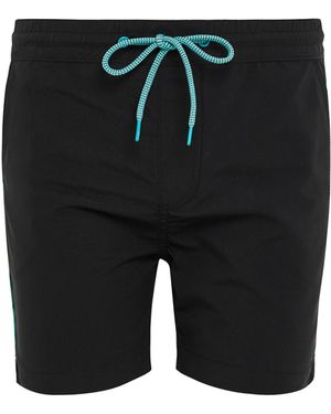 Threadbare Badehose 'briar' - Schwarz