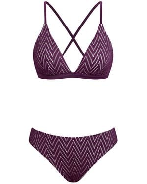 CUPSHE Bikini Triangle - Lila