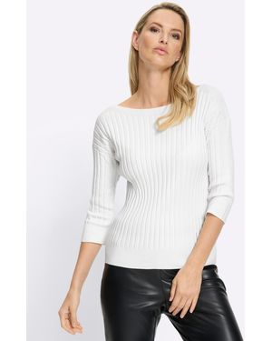 heine Pullover - Weiß
