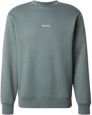 SELECTED Sweatshirt Slhzdan - Grün