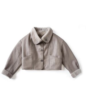 Just things we like Winterjacke Cho Reversible Shearling Jacket - Natur