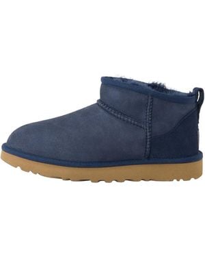 UGG Boots Classic Ultra Mini - Blau