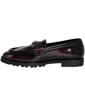 Pinko Mokassin Nora 07 Mocassino Calf Leather Scarpe - Schwarz