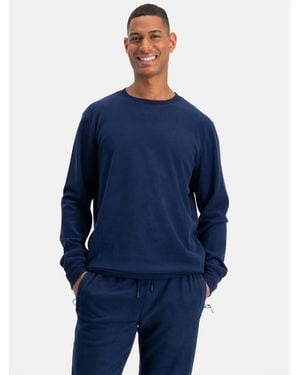BAM Sweatshirt Lounge Sweater Mike - Blau