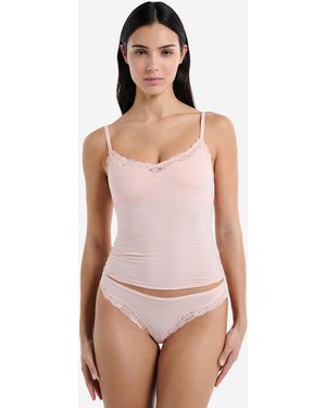 Etam Top Pure Soft Lace - Pink