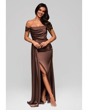 Ombre Kleid Vanessa - Braun