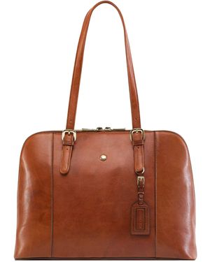 Jekyll & Hide Schultertasche Madrid - Braun