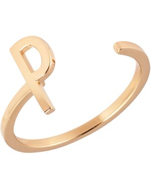 Design Letters Ring - Weiß