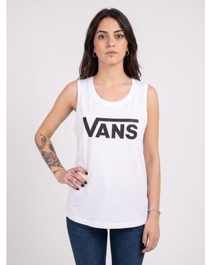 Vans Top Flying Muscle Scoop Tank Top - Weiß