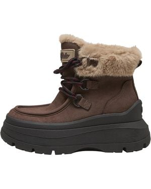 Buffalo Schnürstiefelette Olympia - Braun