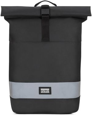 OAK25 Fahrradrucksack Everyday Rolltop Bike - Schwarz